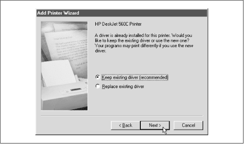 Automatically configuring the printer driver